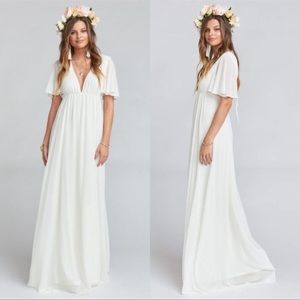 Show Me Your Mumu Wedding Faye Flutter Maxi